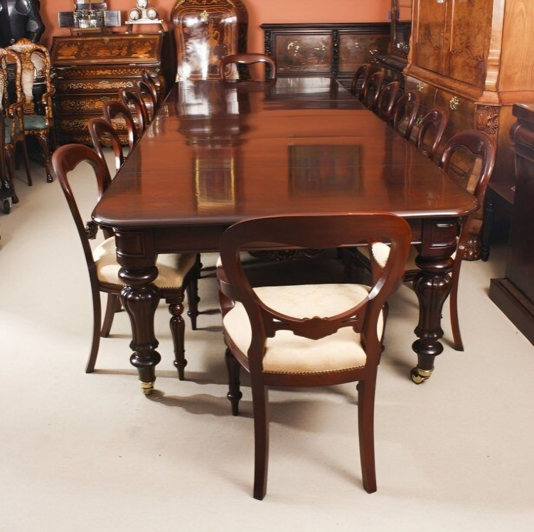 Antique 3.3m Long Extending Dining Table
