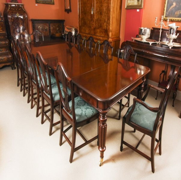 Antique 3.3m Long Extending Dining Table