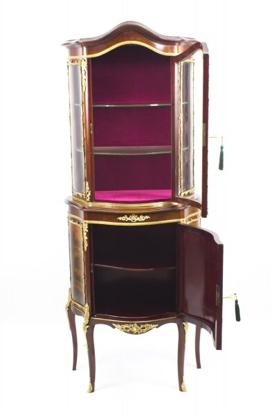 Antique French Vernis Martin Vitrine Display Cabinet - Image 2