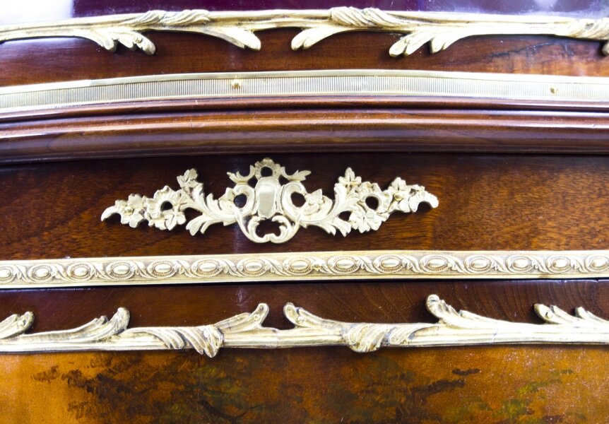Antique French Vernis Martin Vitrine Display Cabinet - Image 3