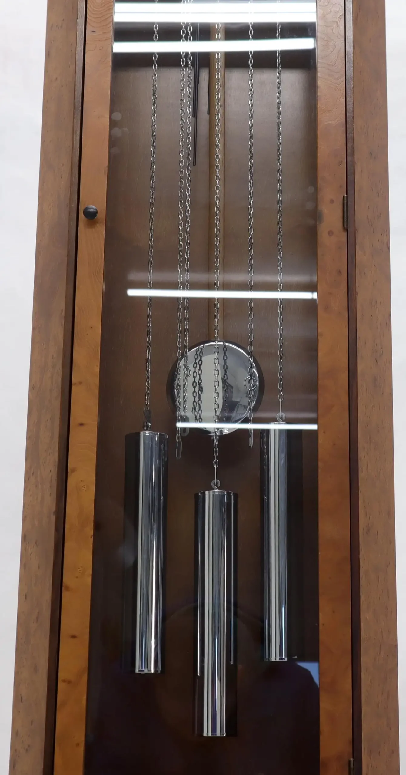 Howard Miller Burl Wood Case Grandfather Clock - Image 4
