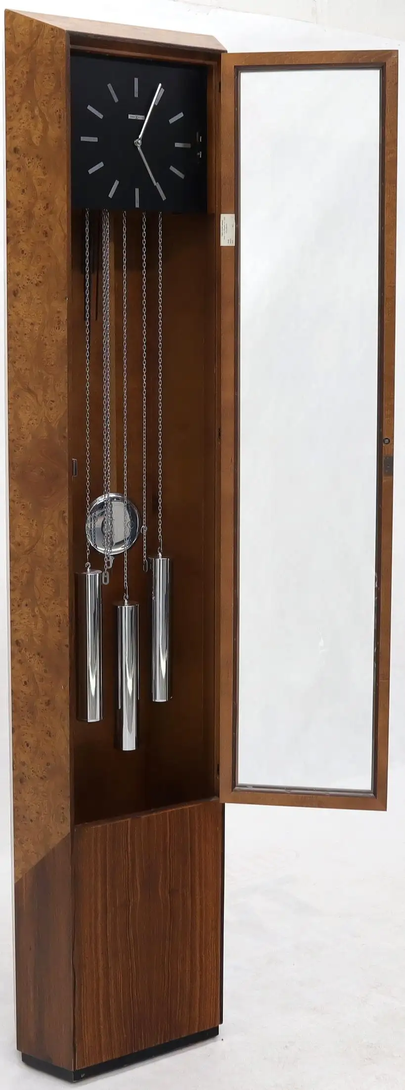 Howard Miller Burl Wood Case Grandfather Clock - Image 2