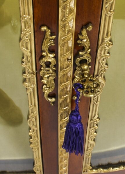Antique French Vernis Martin Display Cabinet - Image 5