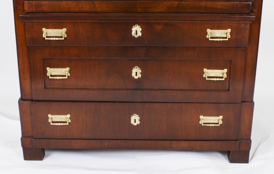 Antique Biedermeier Secretary Chest - Image 3