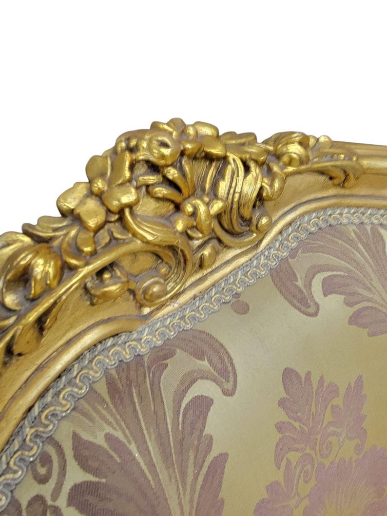 French Regency Carved Gilt Parlor Set, Circa 1900s - Image 9