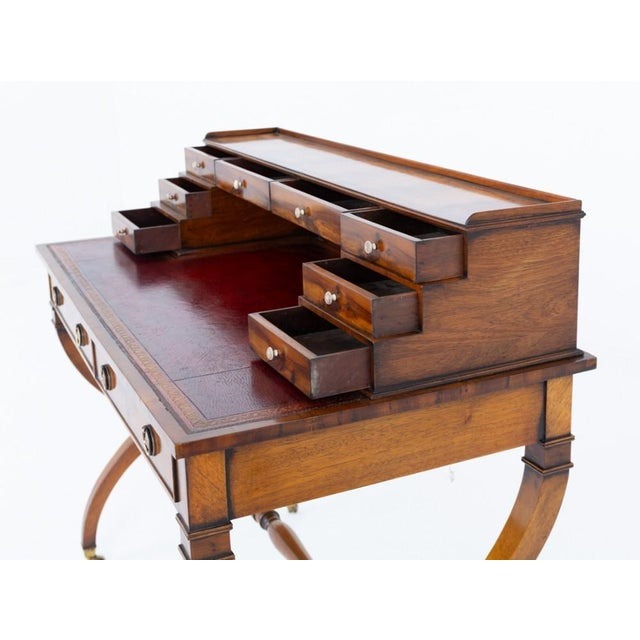 Regency Style Mahogany Bonheur du Jour Desk c.1920 - Image 10